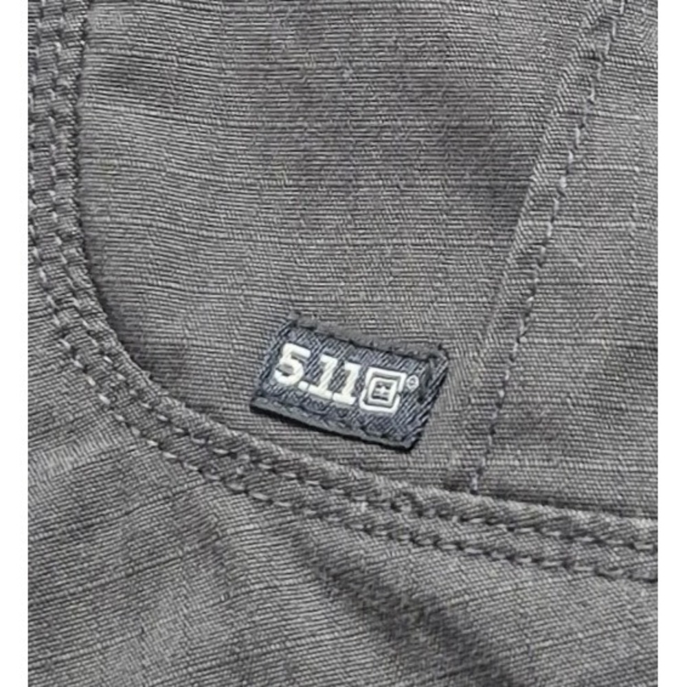 5.11 Tactical men's gray‎ cargo style pants 42x34 ripstop fabric military - Picture 15 of 16